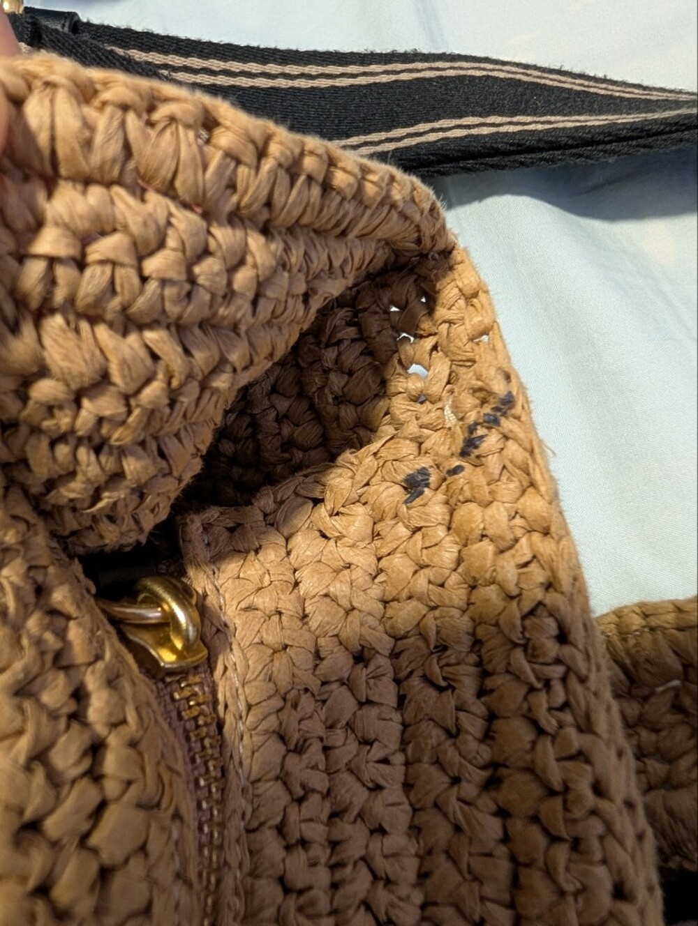 Coach Straw Cargo Tote - Picture 10 of 10